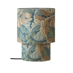 Qvist Modern Round 32 cm Bordslampa William Morris Acanthus Blue