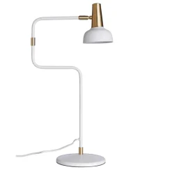 Ray Bordslampa Vit/mässing