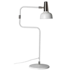 Ray bordslampa vit/nickel
