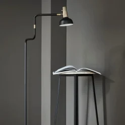 Ray Golvlampa svart/mässing