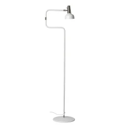 Ray golvlampa vit/nickel