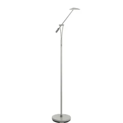 Recco golvlampa sand/matt nickel