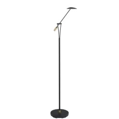 Recco golvlampa svart/mässing