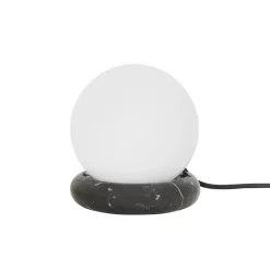 Rest bordslampa svart marmor