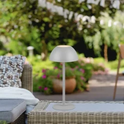 Ricardo portabel bordslampa grå