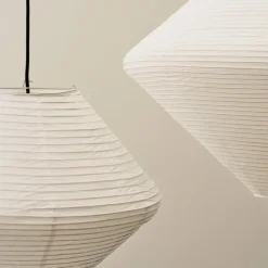 Rice paper shade Diamond lampskärm Ø60 vit