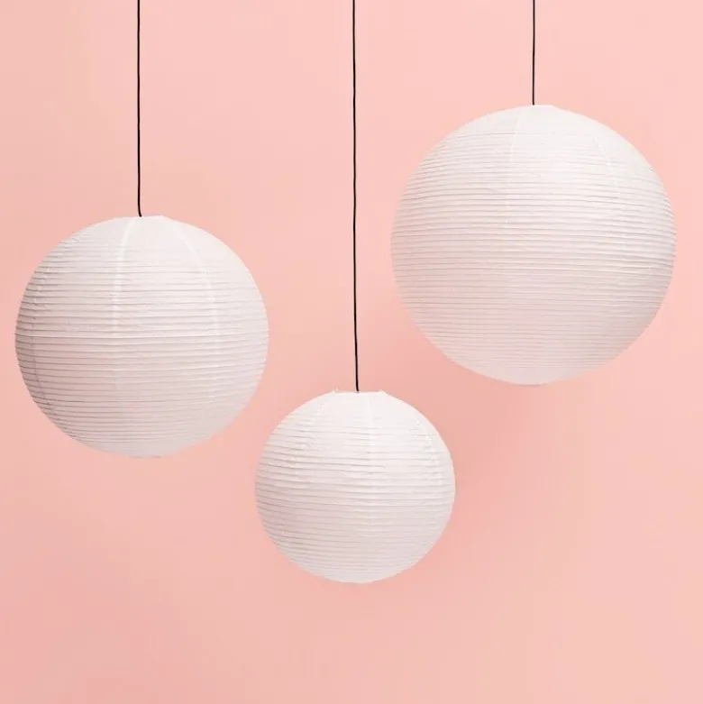 Rice Paper shade Ø50 lampskärm vit