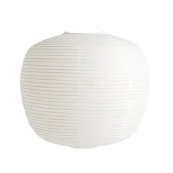 Rice Paper Shade till Common Lampfot Peach Lampskärm Vit