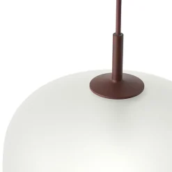 Rime taklampa Ø25 cm Mörkröd