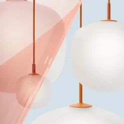 Rime Ø45 taklampa orange