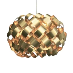 Ring Ø500 taklampa guld