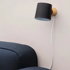 Rise Vägglampa grå