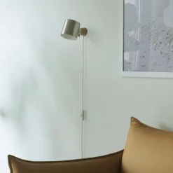 Rise vägglampa rostfritt stål