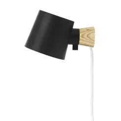 Rise Vägglampa svart