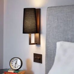 Riva 350 vägglampa IP44 brons