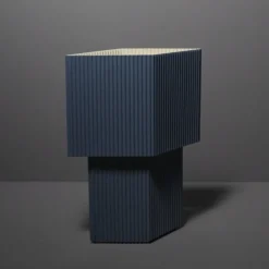 Romb Mini Rechargeable table lamp Blue stone