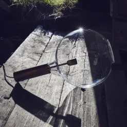 Rosdala XL taklampa Råjärn/klart glas