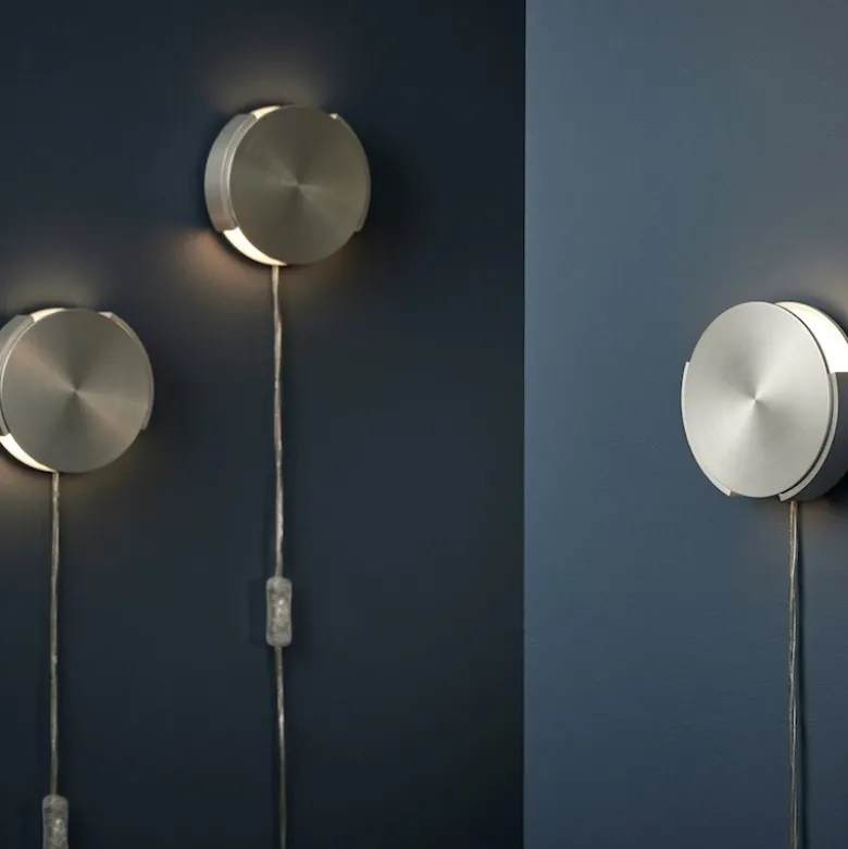 Rotate vägglampa brushed aluminium