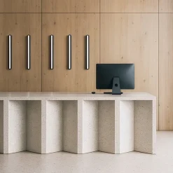 Royale Plain vägglampa 800mm mattsvart IP44