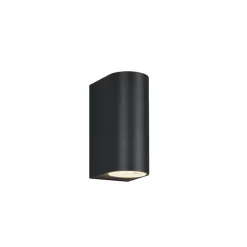 Roya 2 rund vägglampa antracit IP44