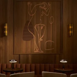 Ryff vägglampa brons