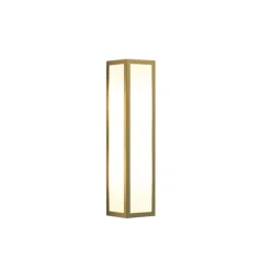 Salerno 350 vägglampa IP44 solid mässing