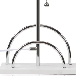 Sarah bordslampa vit/krom