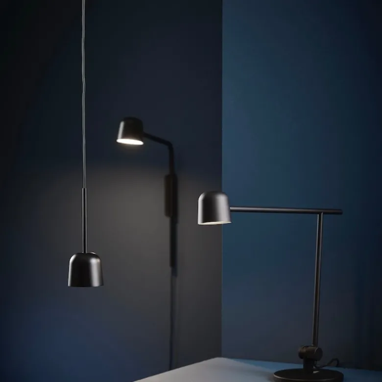 Satellite taklampa Ø7 matt black