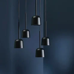 Satellite taklampa Ø7 matt black