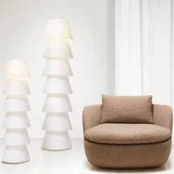 Set Up Shade 6 golvlampa white