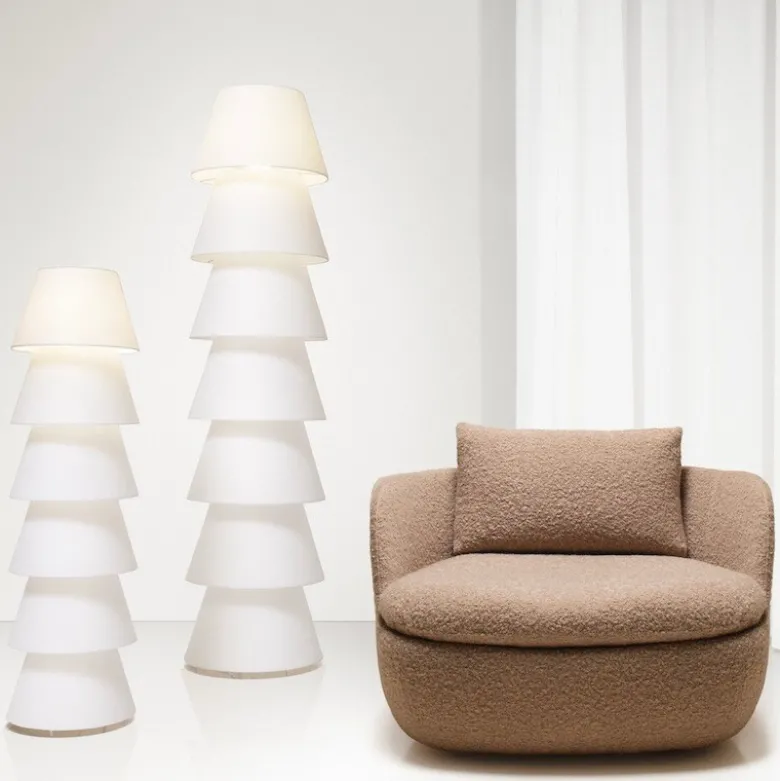 Set Up Shade 6 golvlampa white