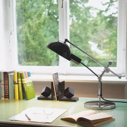 SF 27 Bauhaus bordslampa krom
