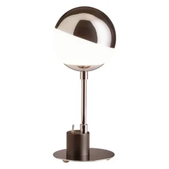 SF 28 Bauhaus bordslampa krom, opalglas