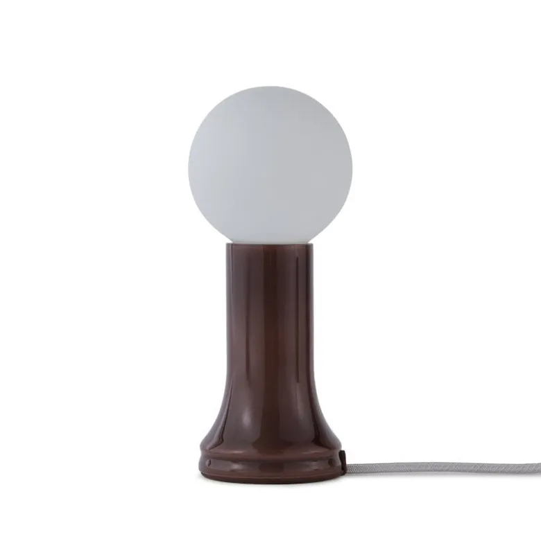 Shore bordslampa bottle brown