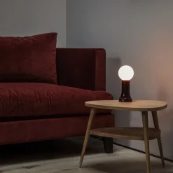 Shore bordslampa bottle brown