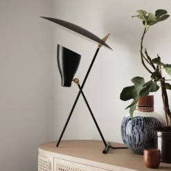 Silhouette bordslampa black noir