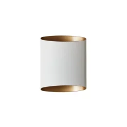 Sinne Vägglampa Vitstruktur/mässing