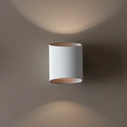 Sinne Vägglampa Vitstruktur/mässing