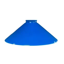 Skomakarskärm flat 250mm koboltblå