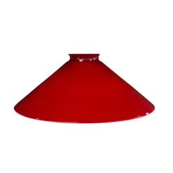 Skomakarskärm flat 250mm röd