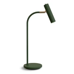 Slender bordslampa mörkgrön