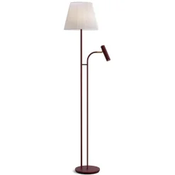 Slender H1503 golvlampa mörkröd
