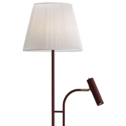 Slender H1503 golvlampa mörkröd