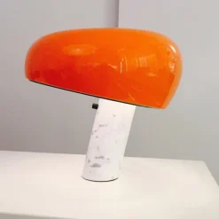 Snoopy bordslampa orange