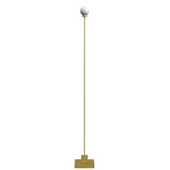 Snowball portabel golvlampa mässing