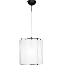 Softy taklampa Ø35cm matt svart/vit