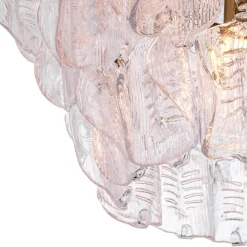 Solange Chandelier taklampa Antik mässing/klart glas