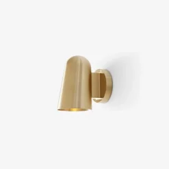 Solid SC105 vägglampa IP44 brass