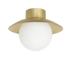 Spa plafond slipad mässing IP44