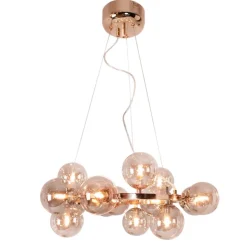 Splendor Ø58cm taklampa guld/amber